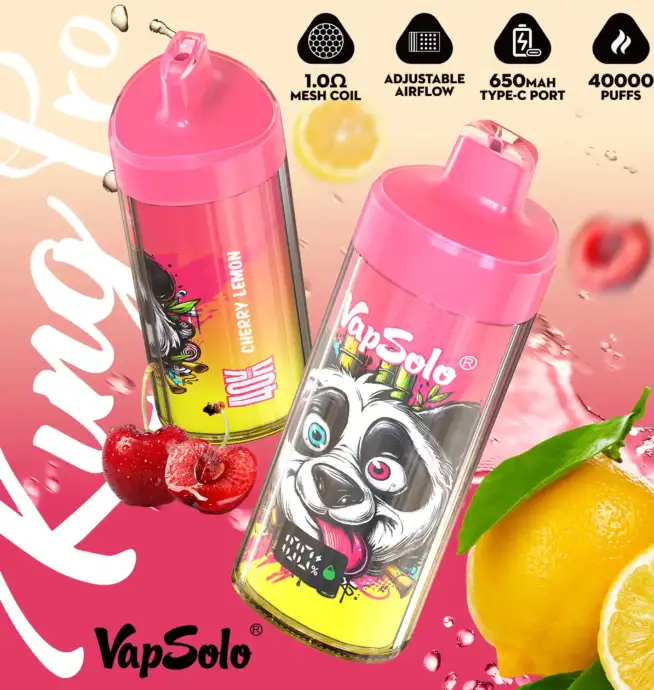 Vapsolo KING PRO 40K limón cereza