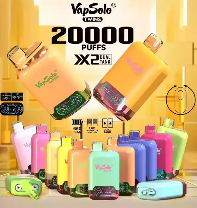 Vapsolo TWINS 20000 Puffs limón-lima y sandía helada