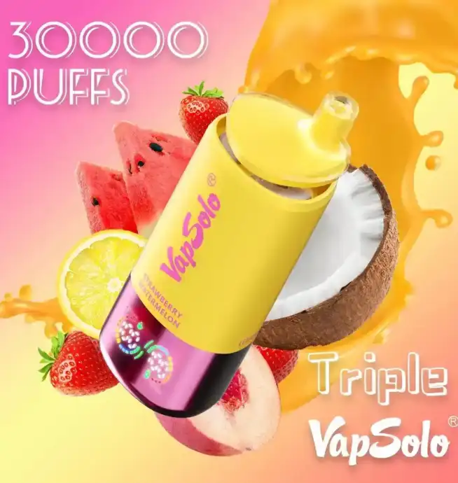 Vapsolo Triple 30000 Puffs Trois saveurs étonnantes dans un seul appareil